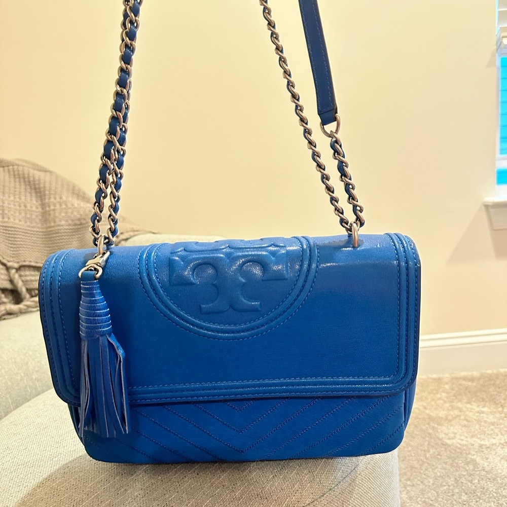 Tory Burch Fleming Leather Convertible Shoulder Bag